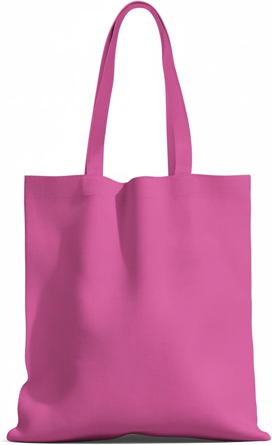 MOLOVA 1-200 Pack Available Premium Canvas Reusable Tote Gift Bags, Made of Natural Canvas with Handle, Work, DIY, Shopping