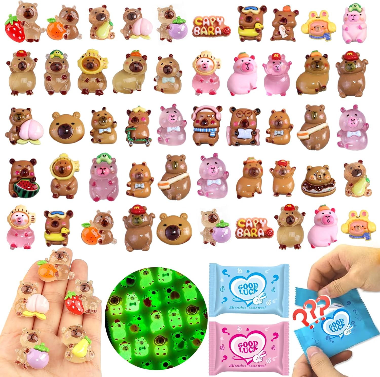 24-Pack Mini Stuffed Animals Blind Bags: Bulk Small Stuffed Animals for Kids, Cute Plush Keychains, Party Favors for Kids, Classroom Prizes, Claw Machine Toys, Birthday Gifts