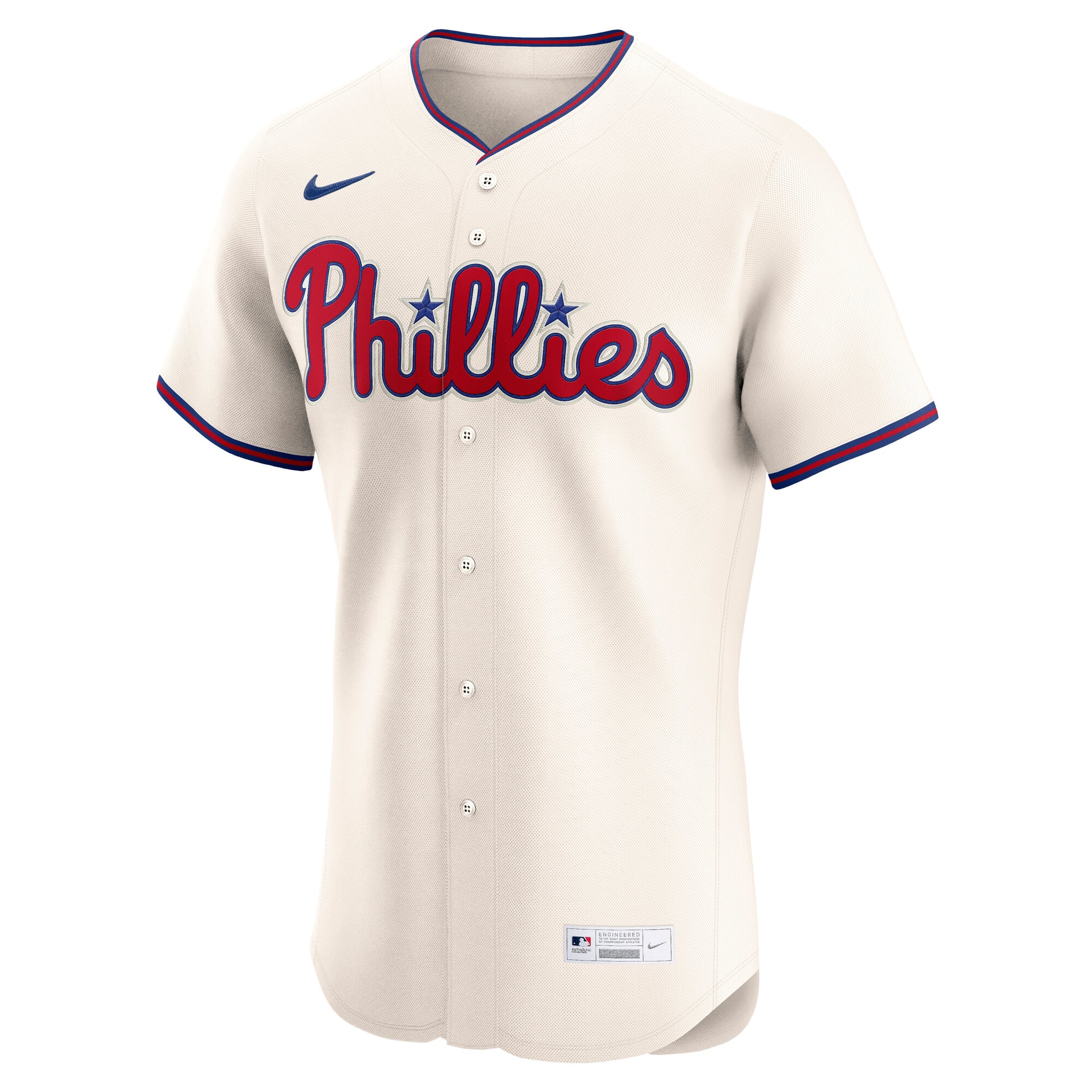 Men's Philadelphia Phillies Bryce Harper Nike Cream Alternate 2 Elite Jersey
