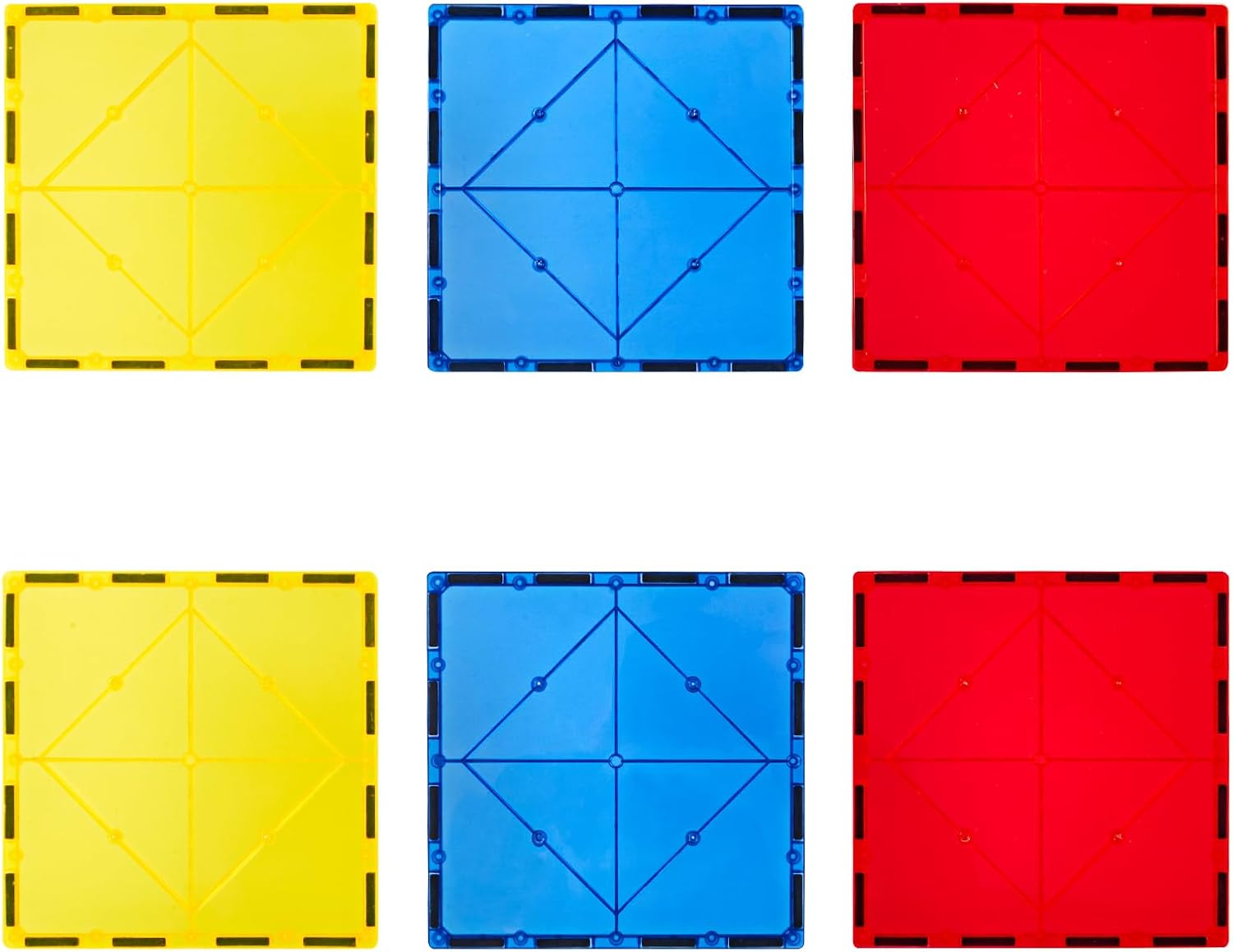 Gemmicc Magnetic Tiles, Deluxe 136 PCS Building Blocks Magnet Toys for Kids,3D Magnet Puzzles Stacking Blocks for Boys Girls,Huge Set with 2 Cars