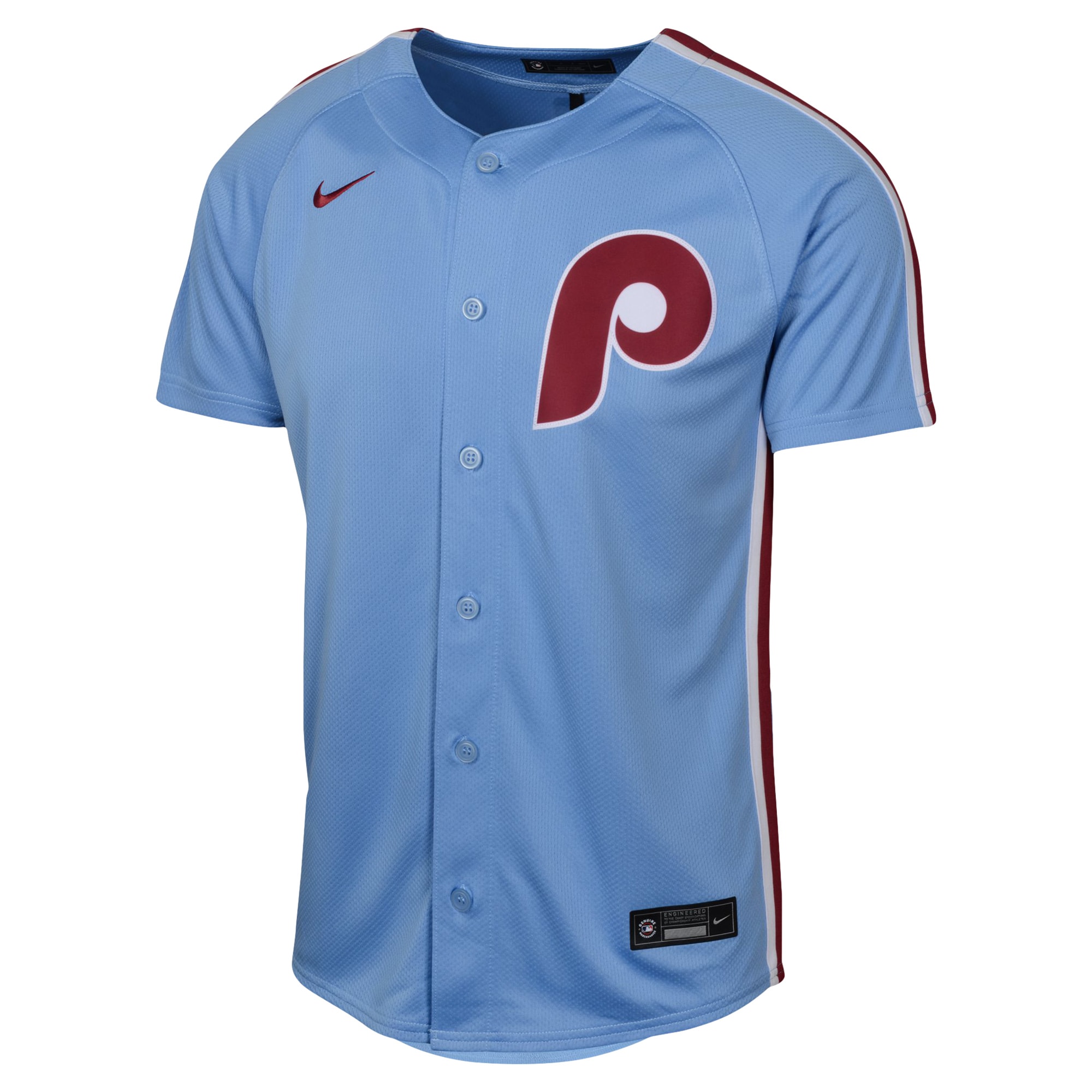 Youth Philadelphia Phillies NikeLight Blue Alternate Limited Jersey