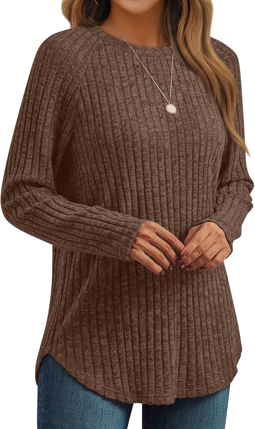 AUTOMET Womens Long Sleeve Shirts Fall Fashion Tops 2026 Blouses Dressy Sweaters Tunic Winter Clothes Casual Outfits