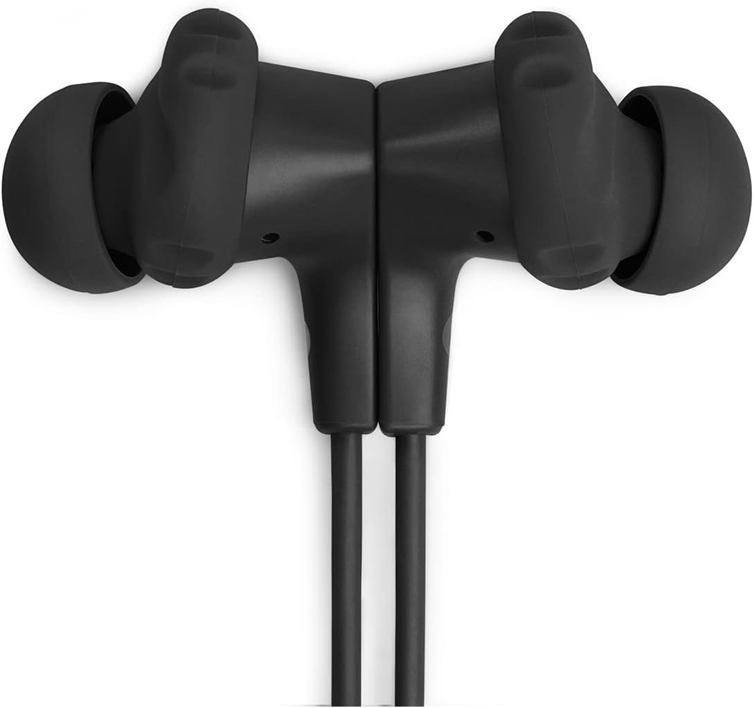 JBL Endurance Run 2 Wired - Waterproof Wired Sports in-Ear Headphones, JBL Pure Bass Sound, Hands-Free Calls, Never Hurt. Never Fall Out. (Black)