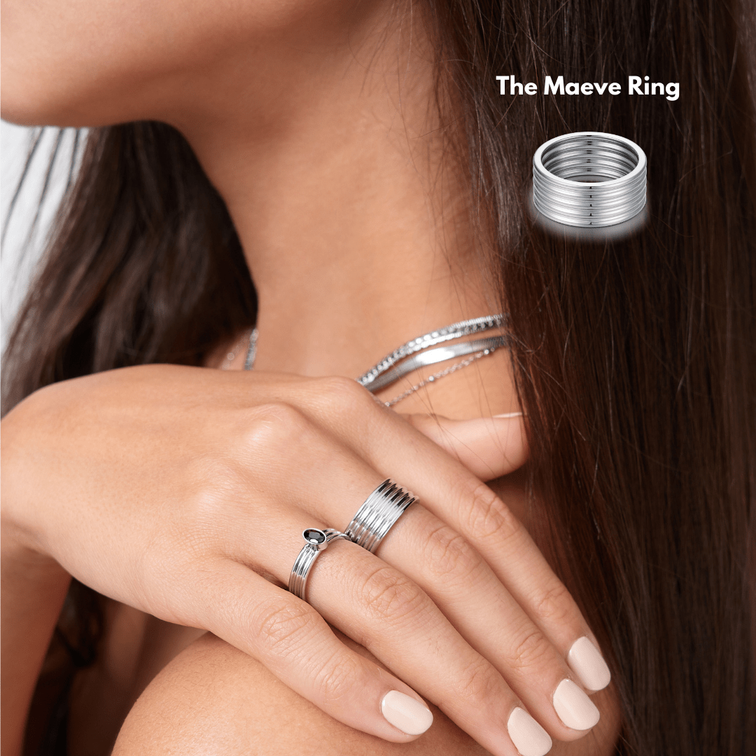 The Maeve Ribbed Ring