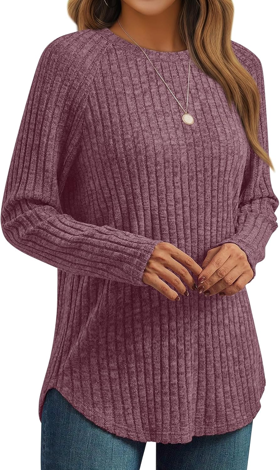 AUTOMET Womens Long Sleeve Shirts Fall Fashion Tops 2026 Blouses Dressy Sweaters Tunic Winter Clothes Casual Outfits