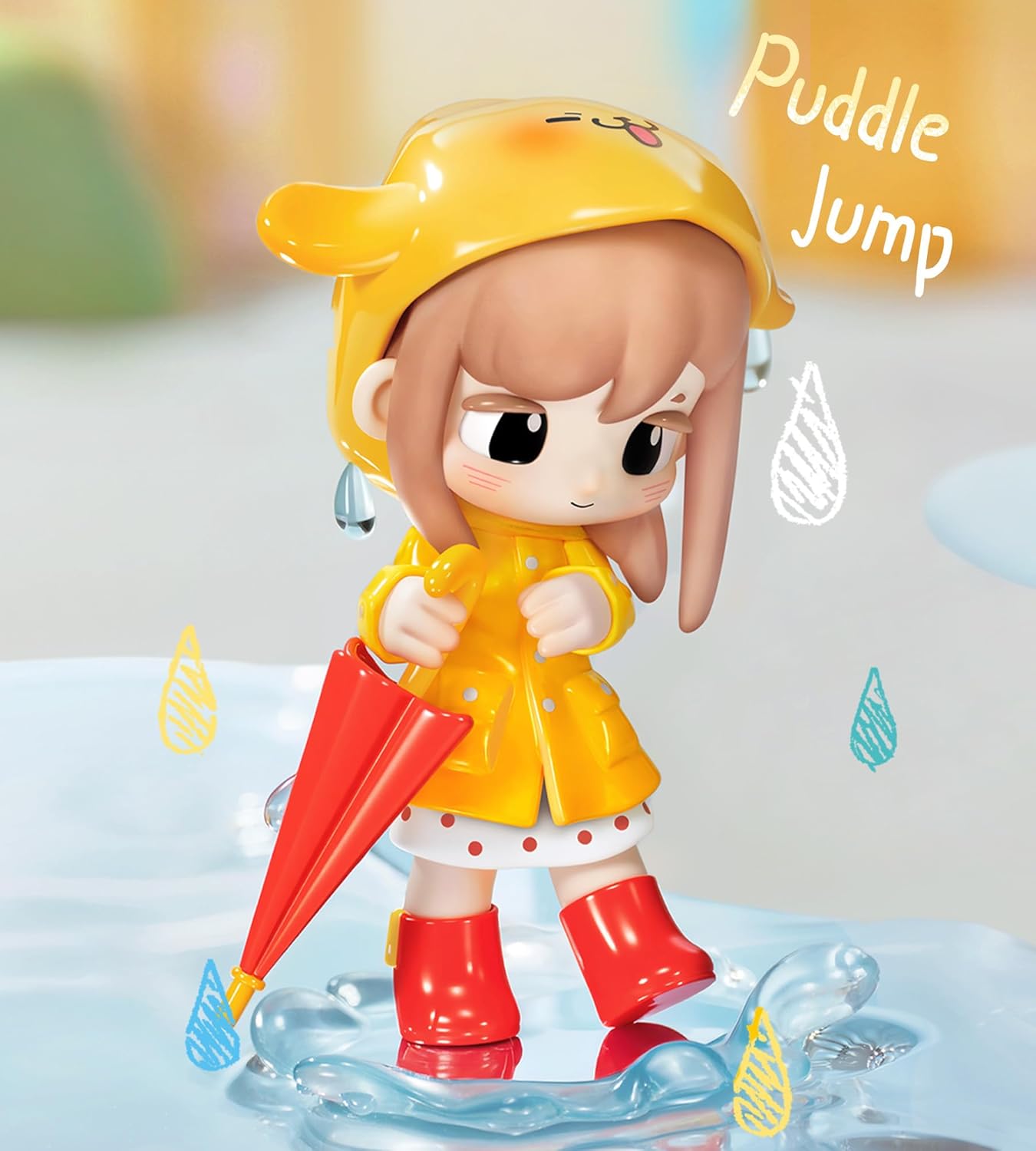 Rolife Yozco Cute Kawaii Action Figure Blind Box Collectibles, Japanese Kawaii Anime Girl Mini Dolls Figurines for Collection Desk Decor Gift for Friends