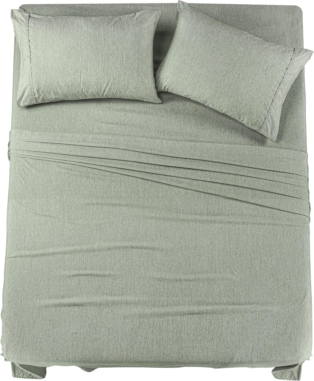 Utopia Bedding Queen Size Sheet Set – 4 Piece Bed Sheets, Soft and Breathable Microfiber, Includes 1 Fitted Sheet, 1 Flat Sheet and 2 Pillowcases – Oeko Tex (Grey)