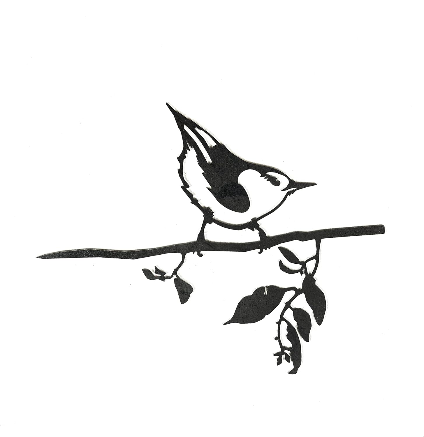 METALBIRD - Bald Eagle - Outdoor Tree Ornaments in Corten Steel - Metal Art Proudly Made in The USA