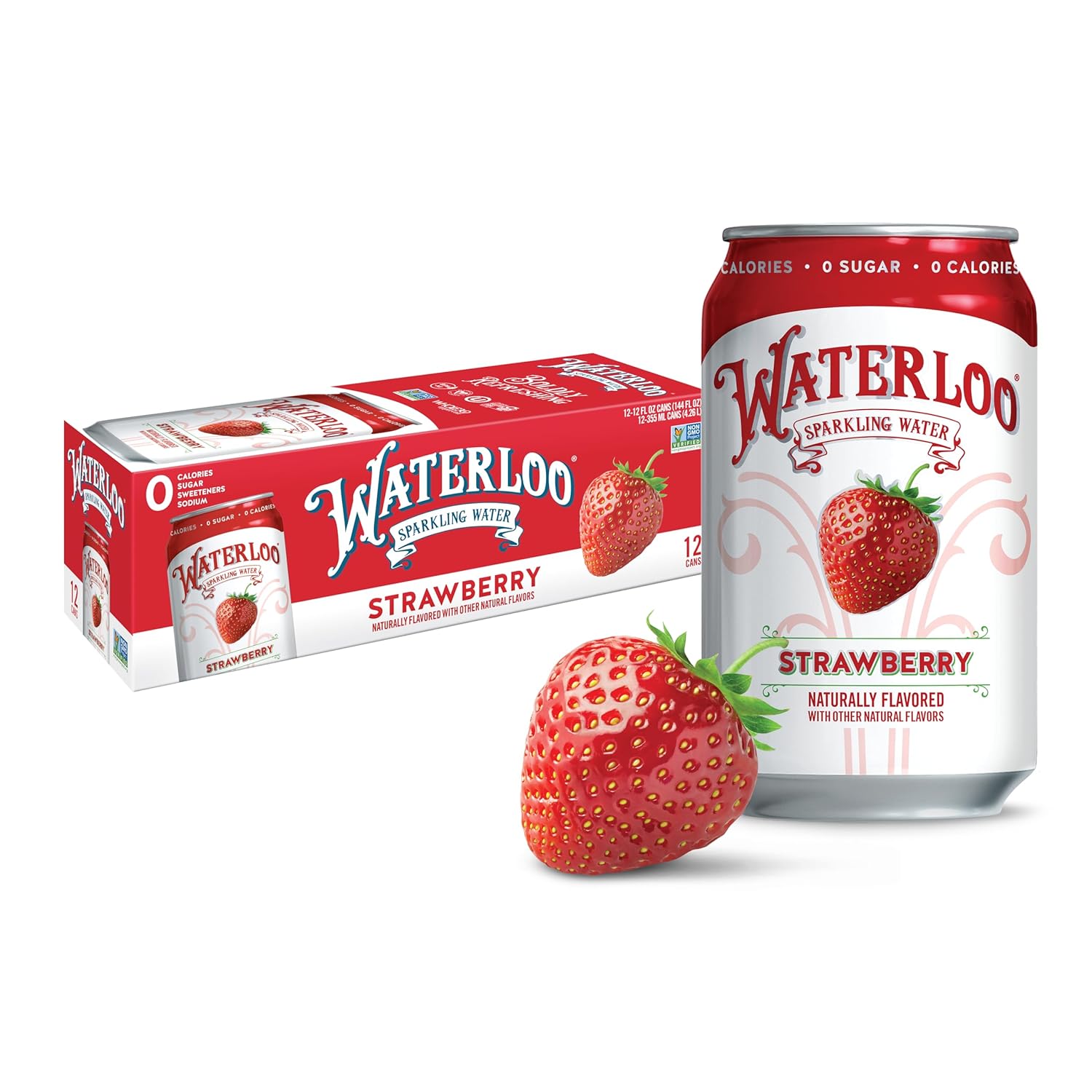 Waterloo Sparkling Water, Blackberry Lemonade Naturally Flavored, 12 Fl Oz Cans (Pack of 12) – Zero Calories and Zero Sugar or Sweeteners