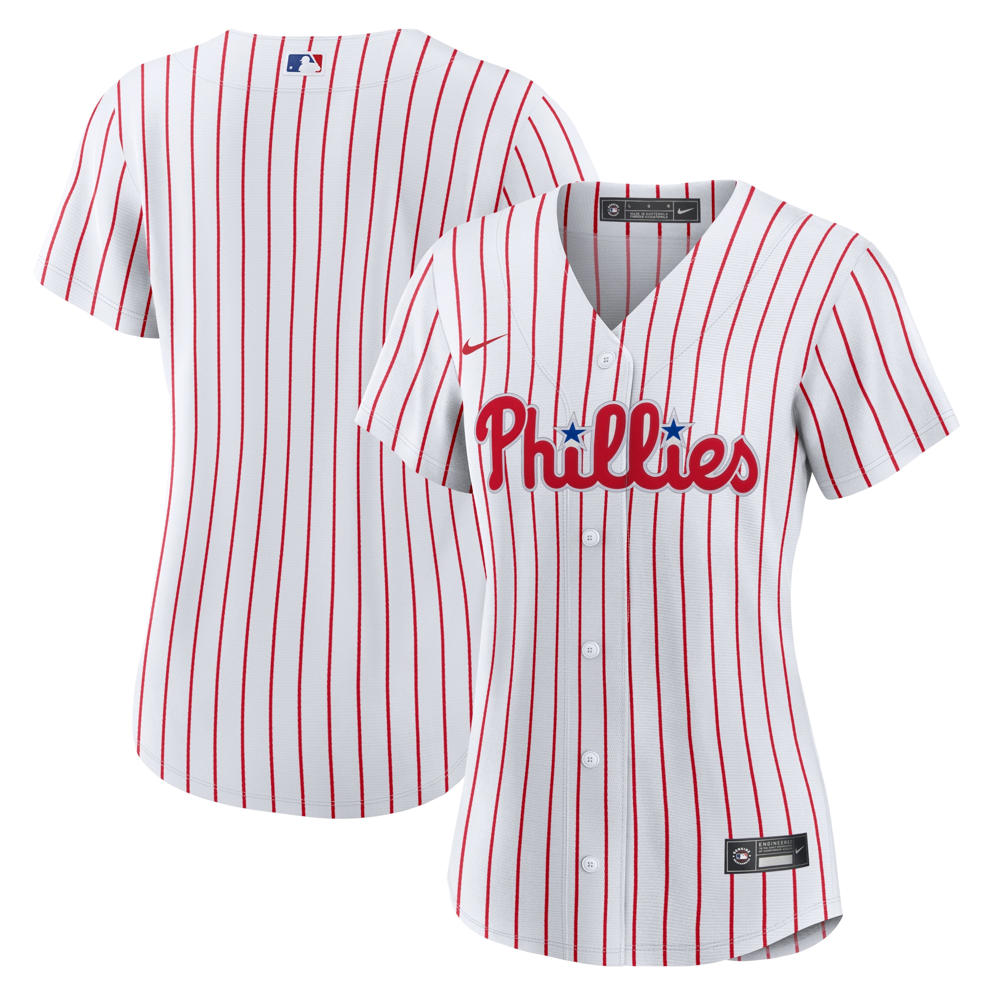 Women's Philadelphia Phillies Nike White Home Replica Team Jersey