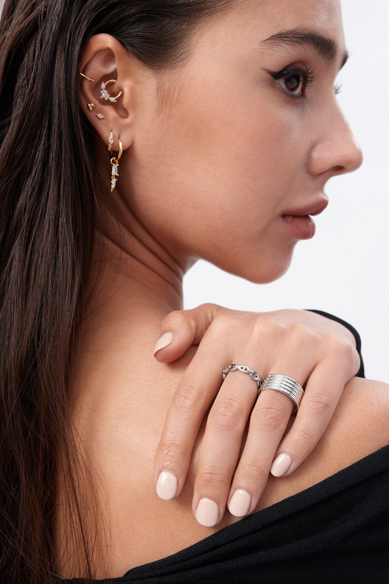 The Maeve Ribbed Ring