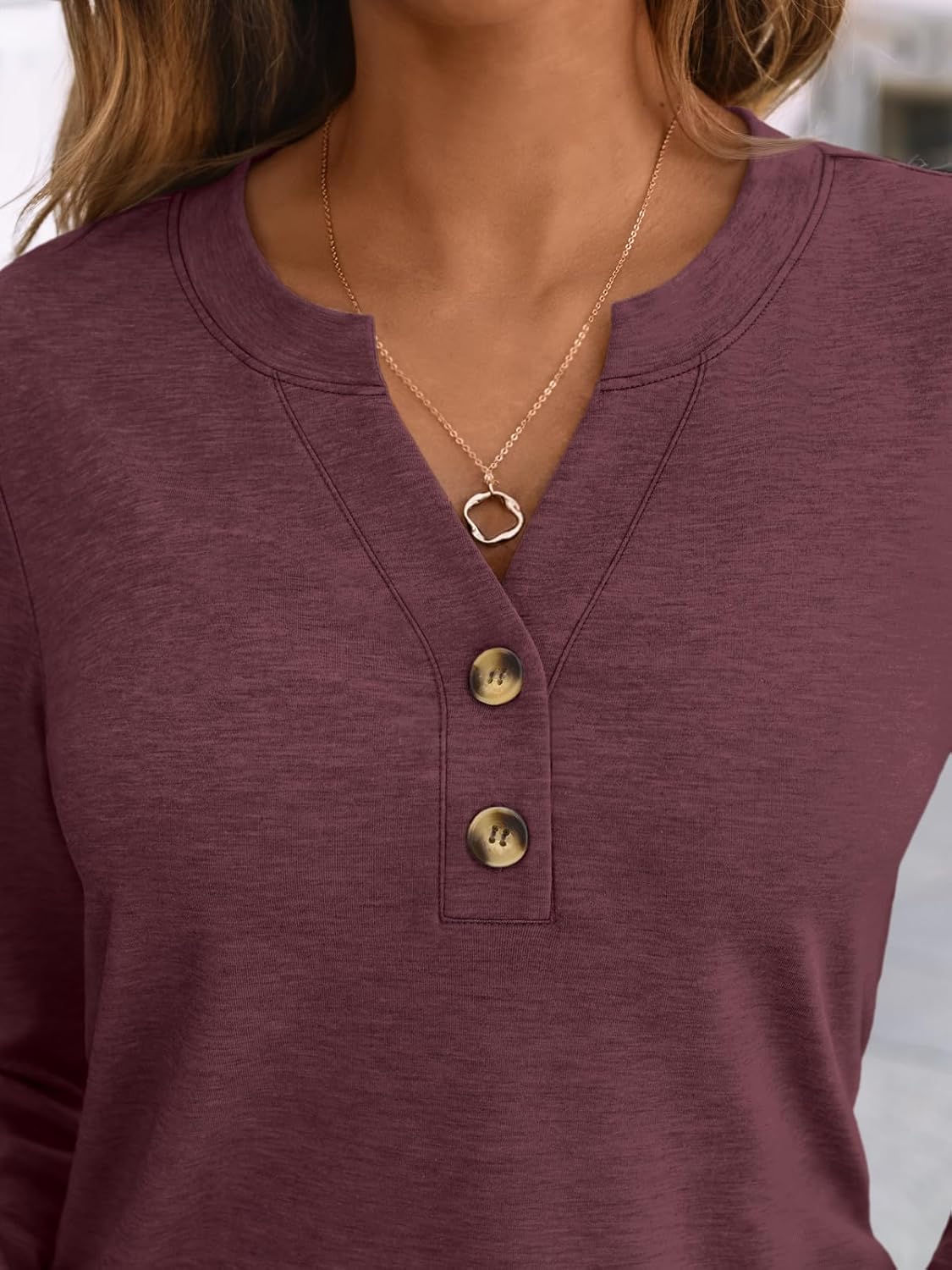 AUTOMET Women's Long Sleeve Shirts 2026 Spring Fashion Dressy Casual Tops Trendy Henley Blouses Cute Work Outfits Clothes