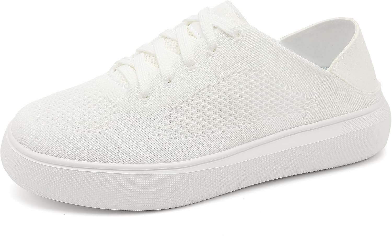 UBFEN Womens Fashion Sneakers Comfortable Slip On Shoes with Breathable Upper Lace-up Cozy Slipper for Work, Travel, Casual Outings