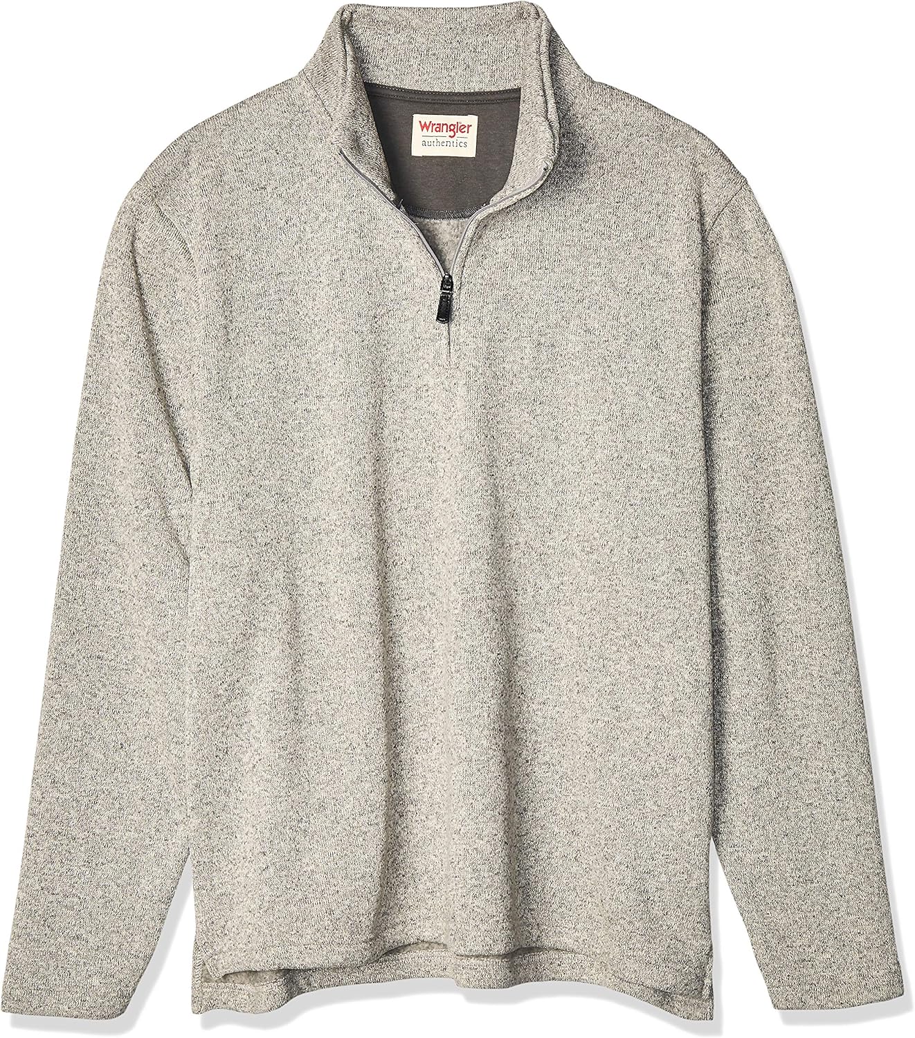 Wrangler Authentics mens Long Sleeve Fleece Quarter-zip