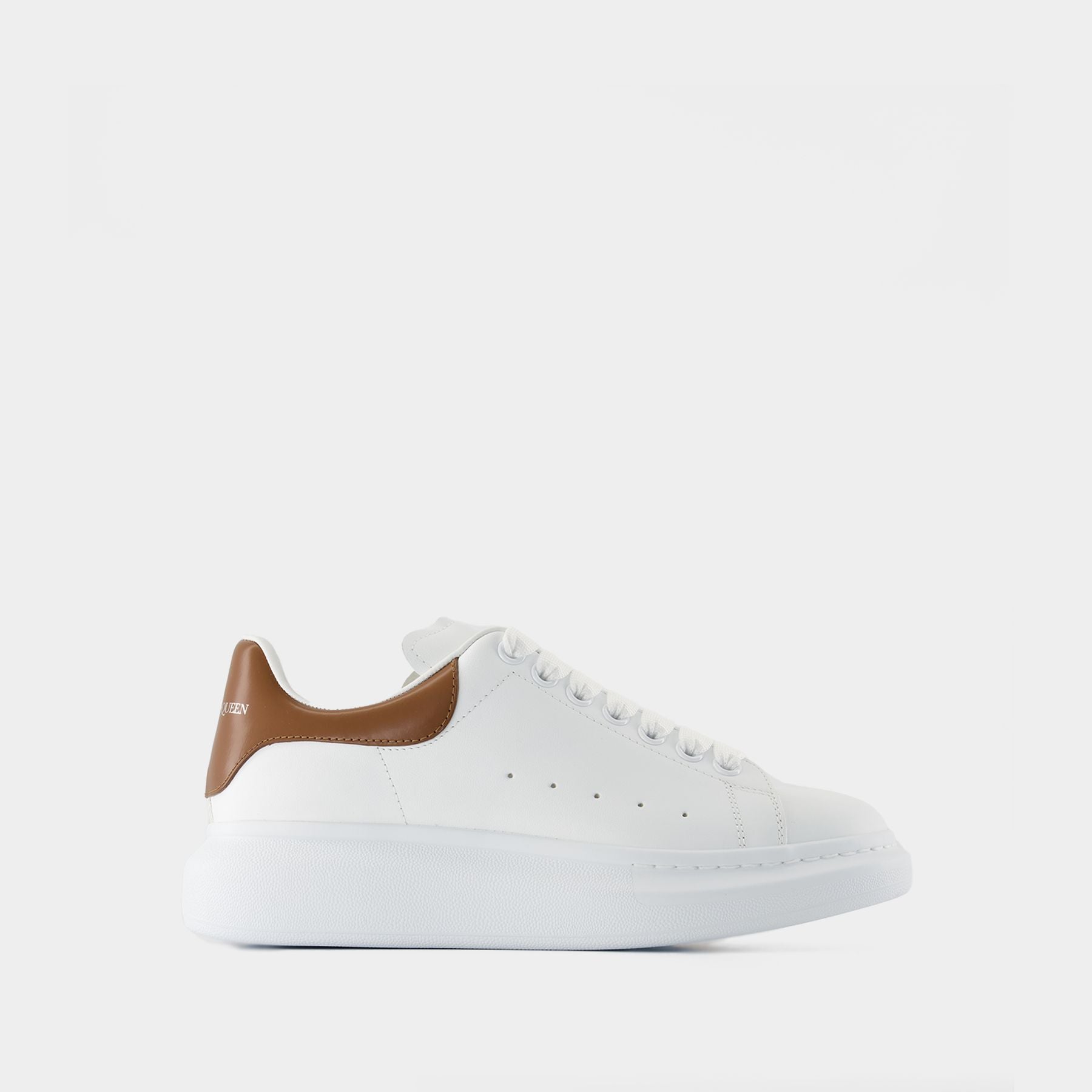 Sneakers Oversized - Alexander McQueen - Leather - White