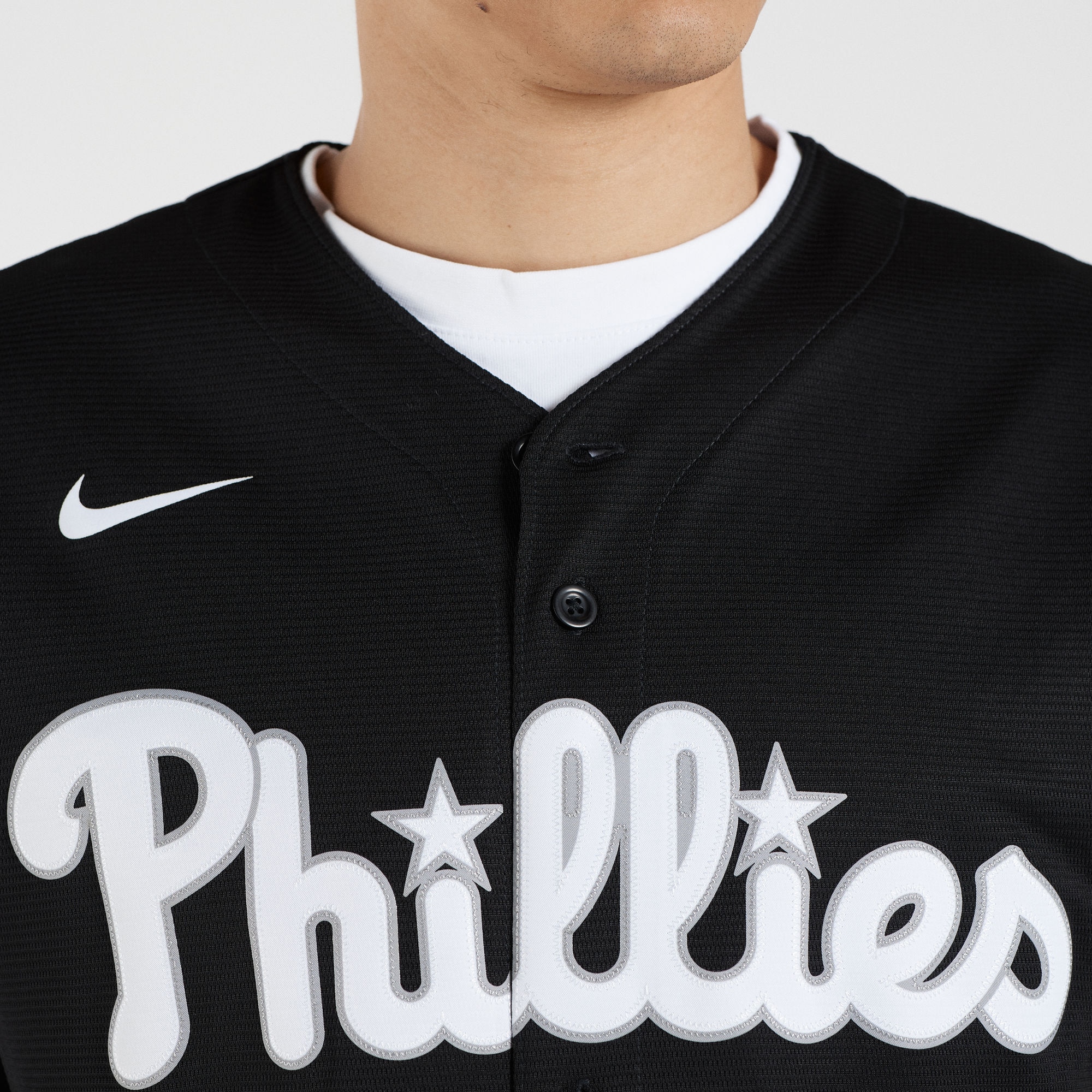 Men's Philadelphia Phillies Bryce Harper Nike Black Replica Player Jersey