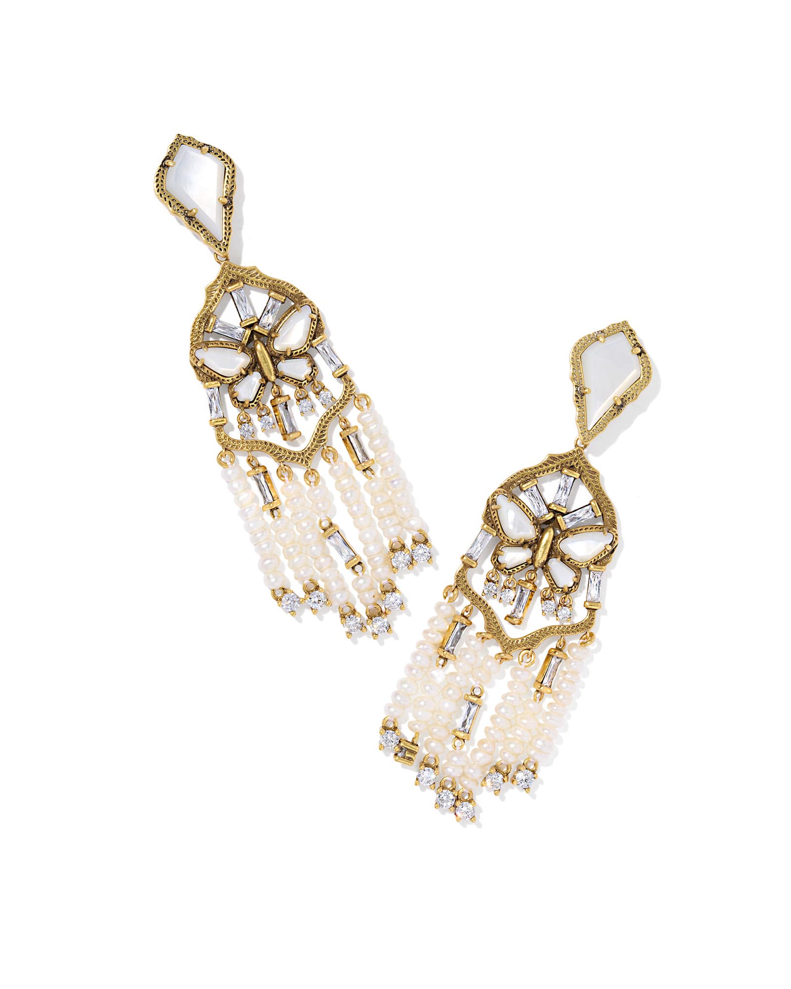 Dolly Parton x Kendra Scott Butterfly Vintage Silver Convertible Statement Earrings