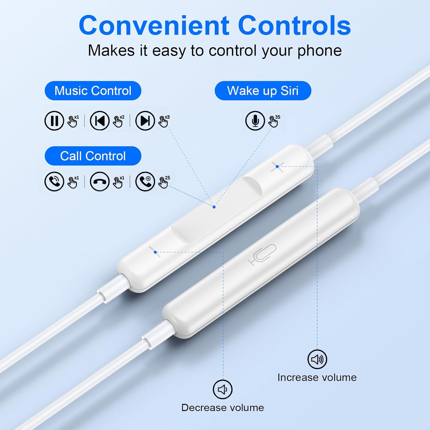 Wired Earbuds USB C for iPhone 17 16 Wired Headphones USB C, USBC Ear Buds in-Ear Earphones for iPhone 17 Pro Max 17Pro Air 16 15 Plus 16e Braided Cord Samsung Galaxy S25 Buds Headsets with Microphone