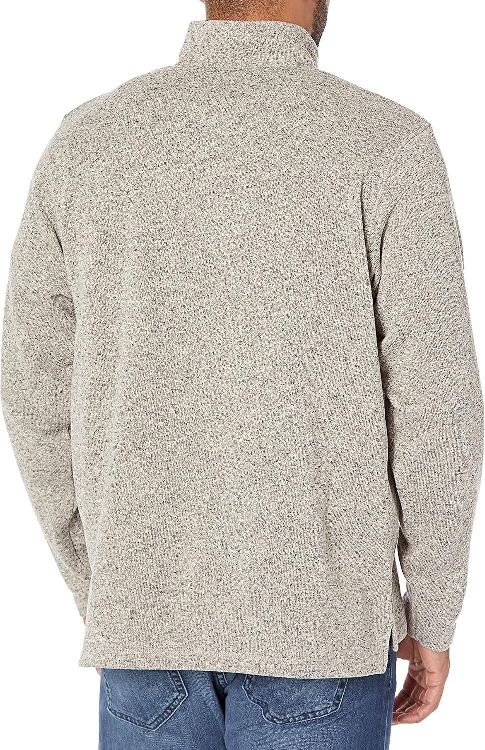 Wrangler Authentics mens Long Sleeve Fleece Quarter-zip