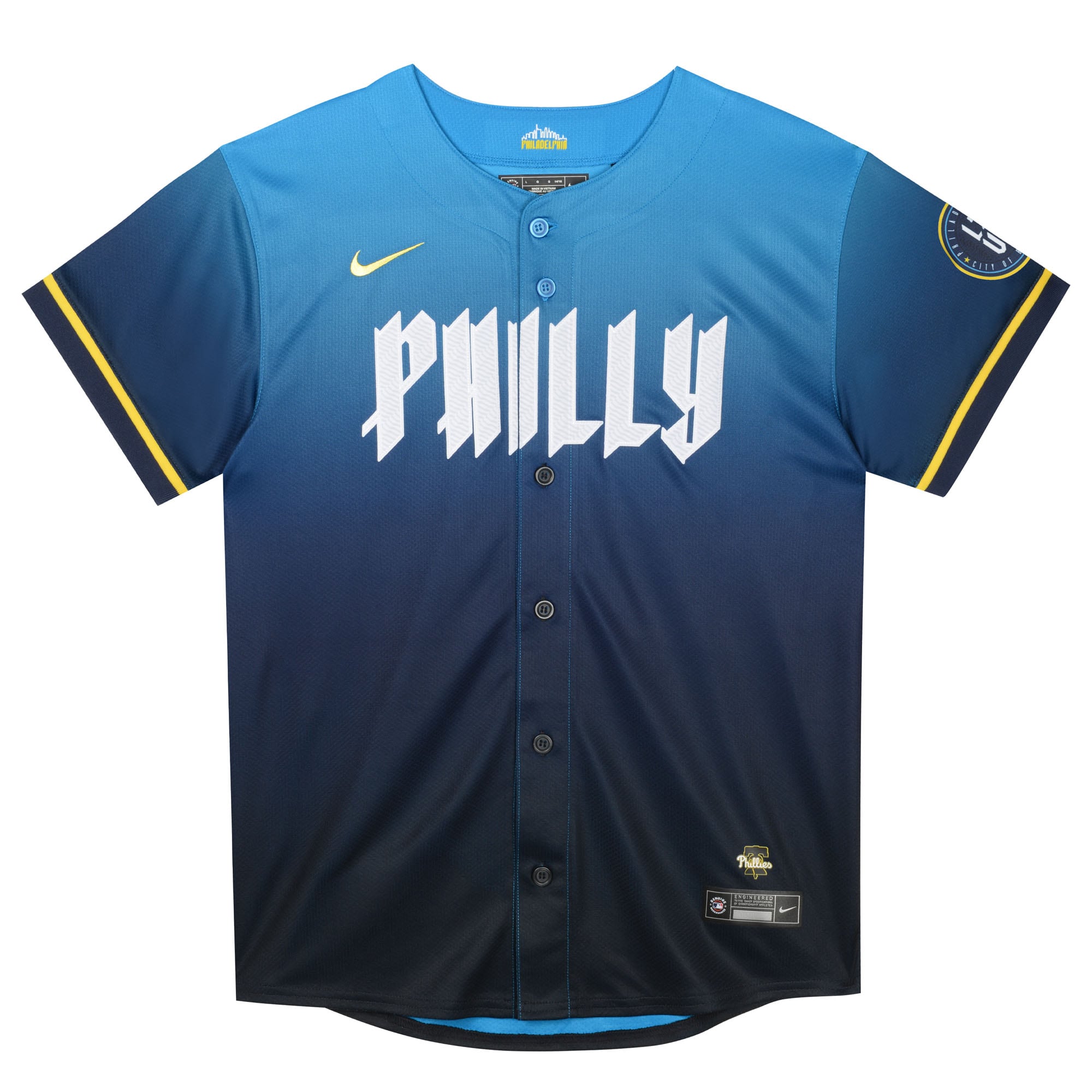 Preschool Philadelphia Phillies  Nike Blue City Connect Jersey