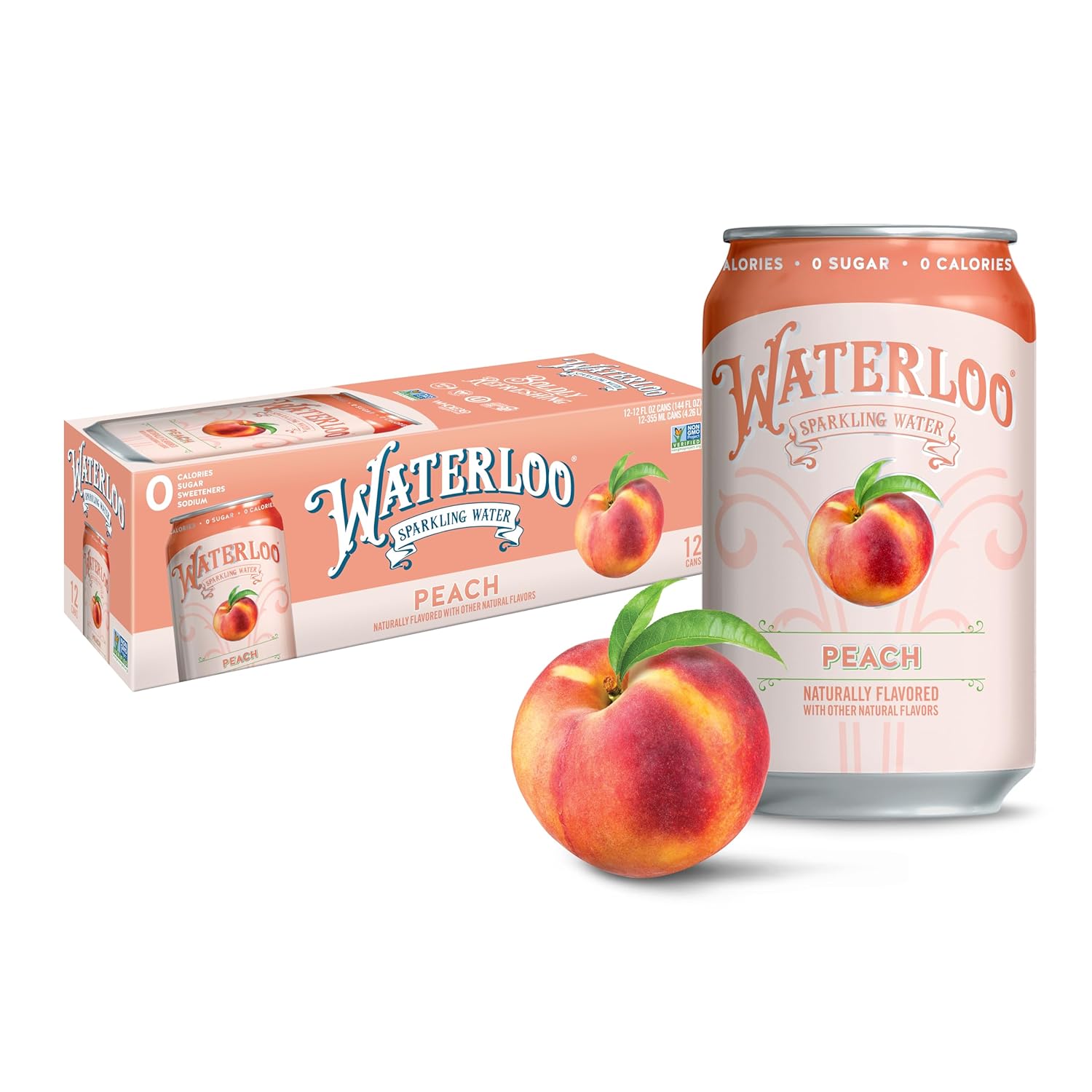 Waterloo Sparkling Water, Blackberry Lemonade Naturally Flavored, 12 Fl Oz Cans (Pack of 12) – Zero Calories and Zero Sugar or Sweeteners
