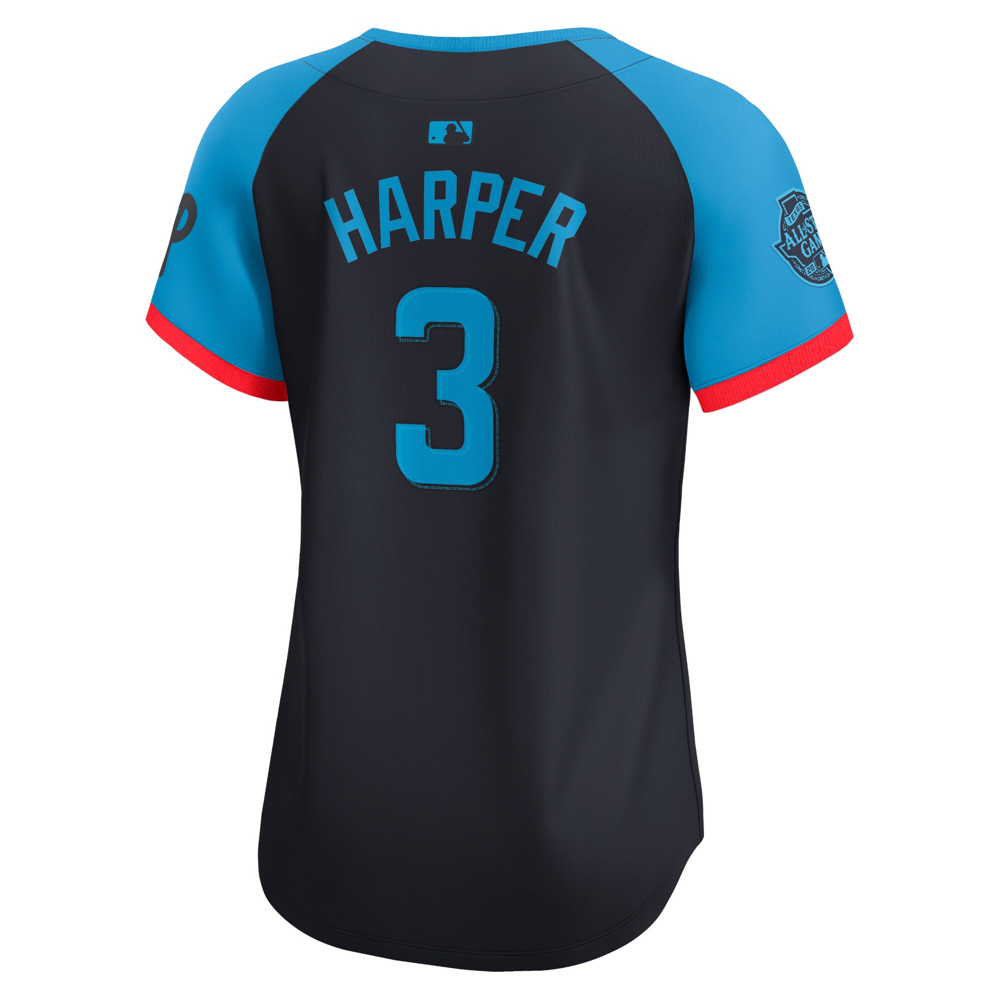 Women's National League Bryce Harper Nike Navy 2024 MLB All-Star Game Limited Player Jersey