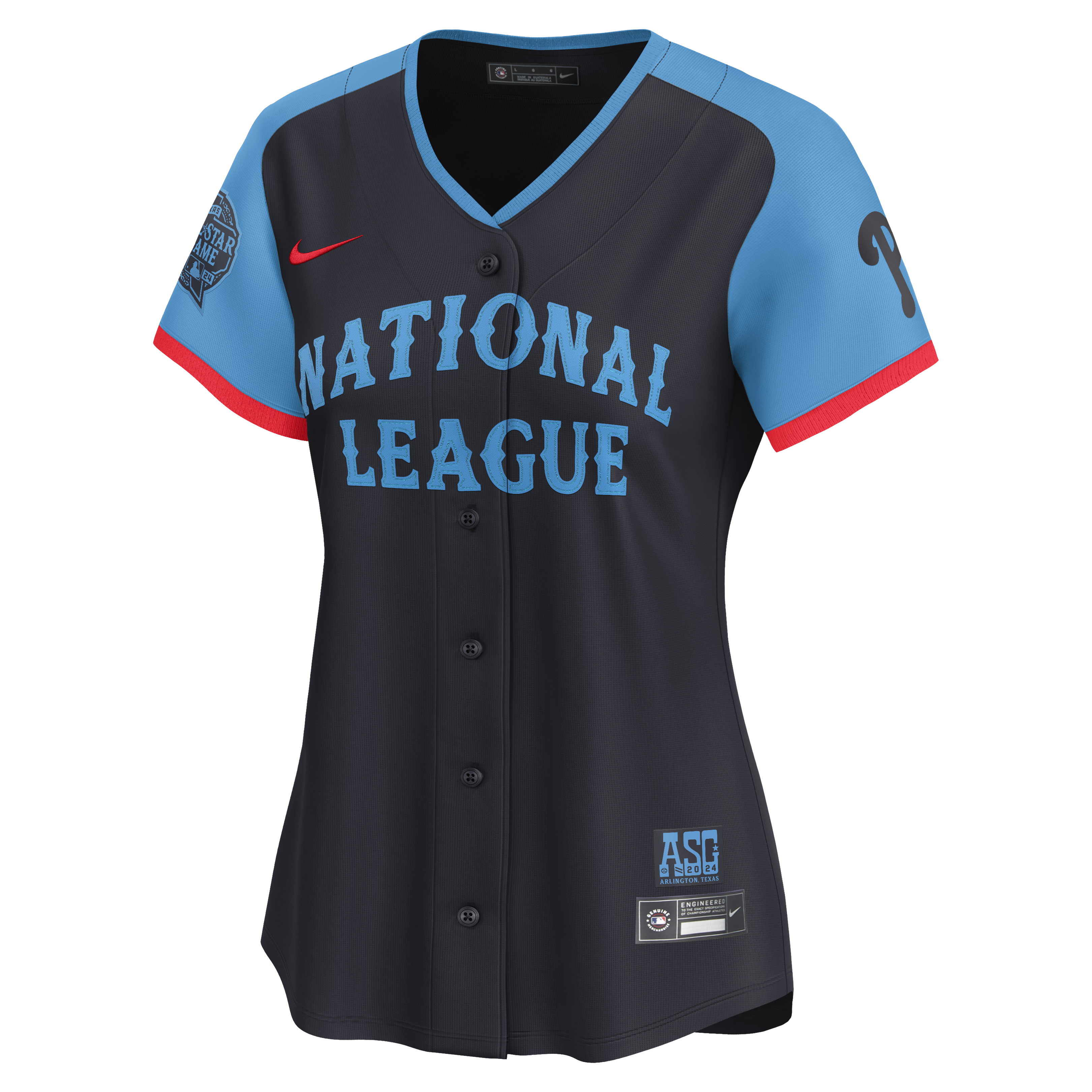 Women's National League Bryce Harper Nike Navy 2024 MLB All-Star Game Limited Player Jersey