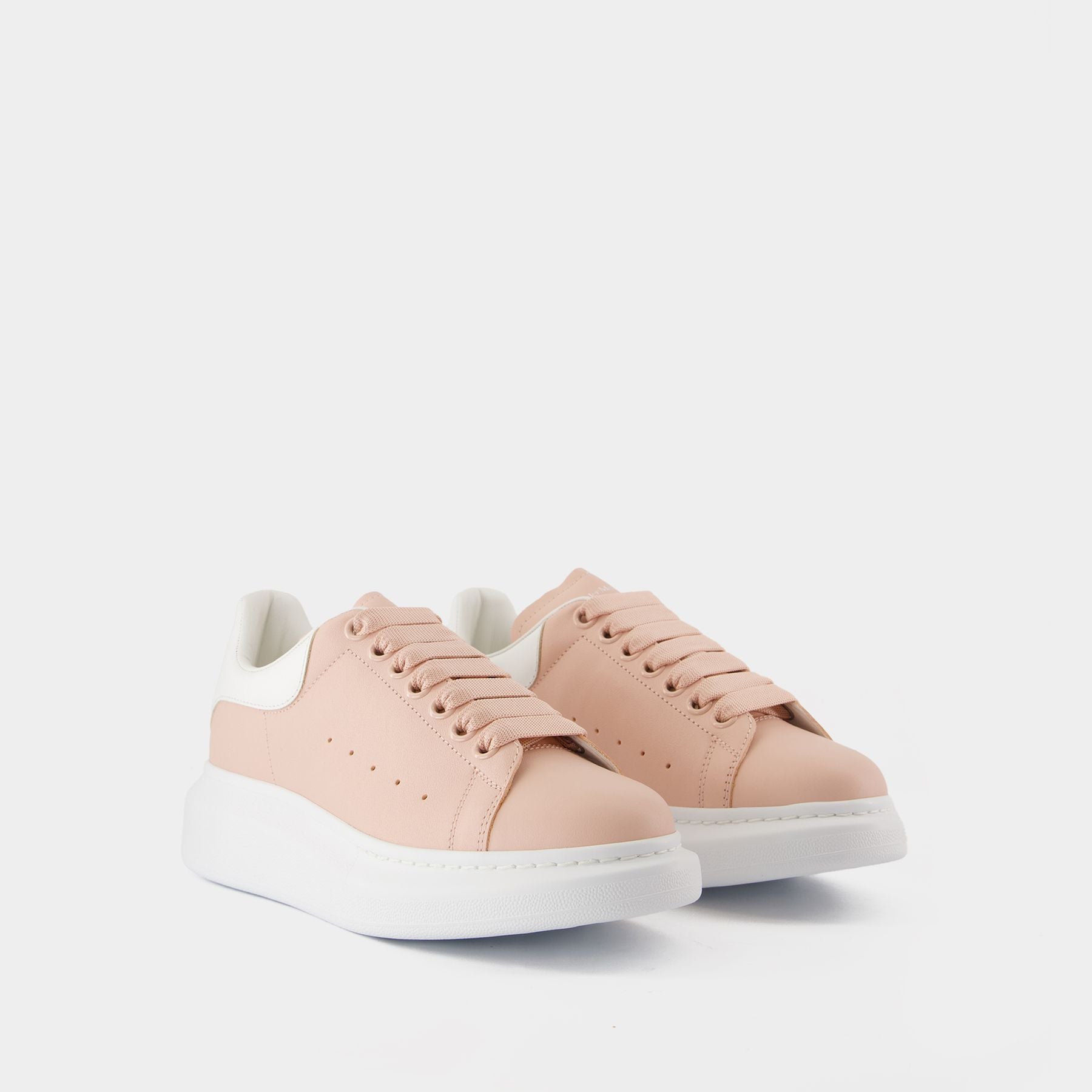 Sneakers Oversized - Alexander McQueen - Leather - Pink