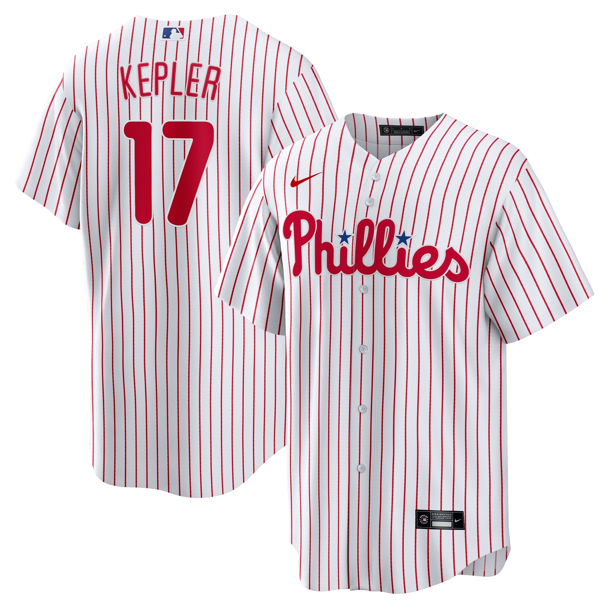 Men's Philadelphia Phillies Max Kepler Nike White Home Replica Jersey