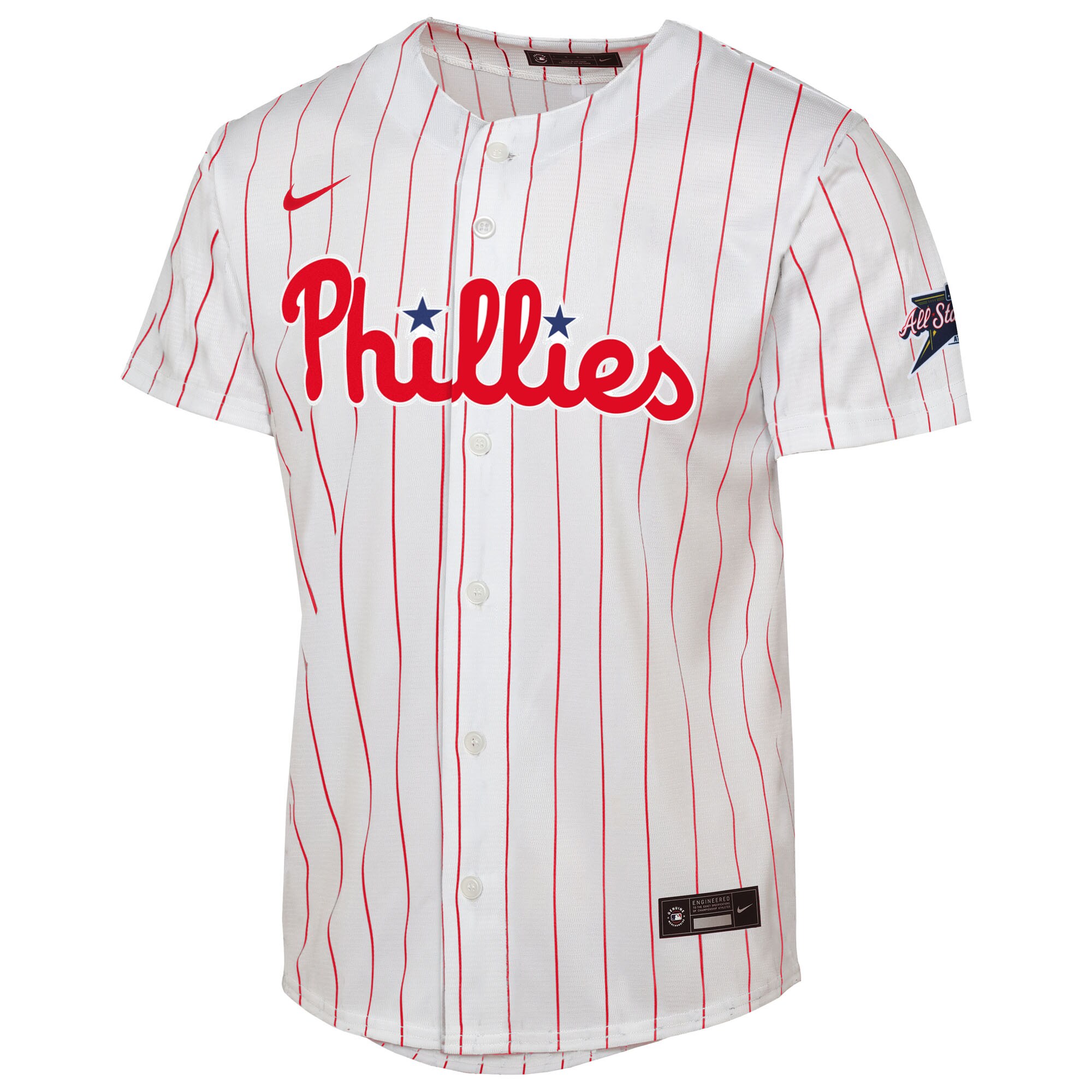 Youth Philadelphia Phillies  Nike White 2025 MLB All-Star Game Home Replica Jersey