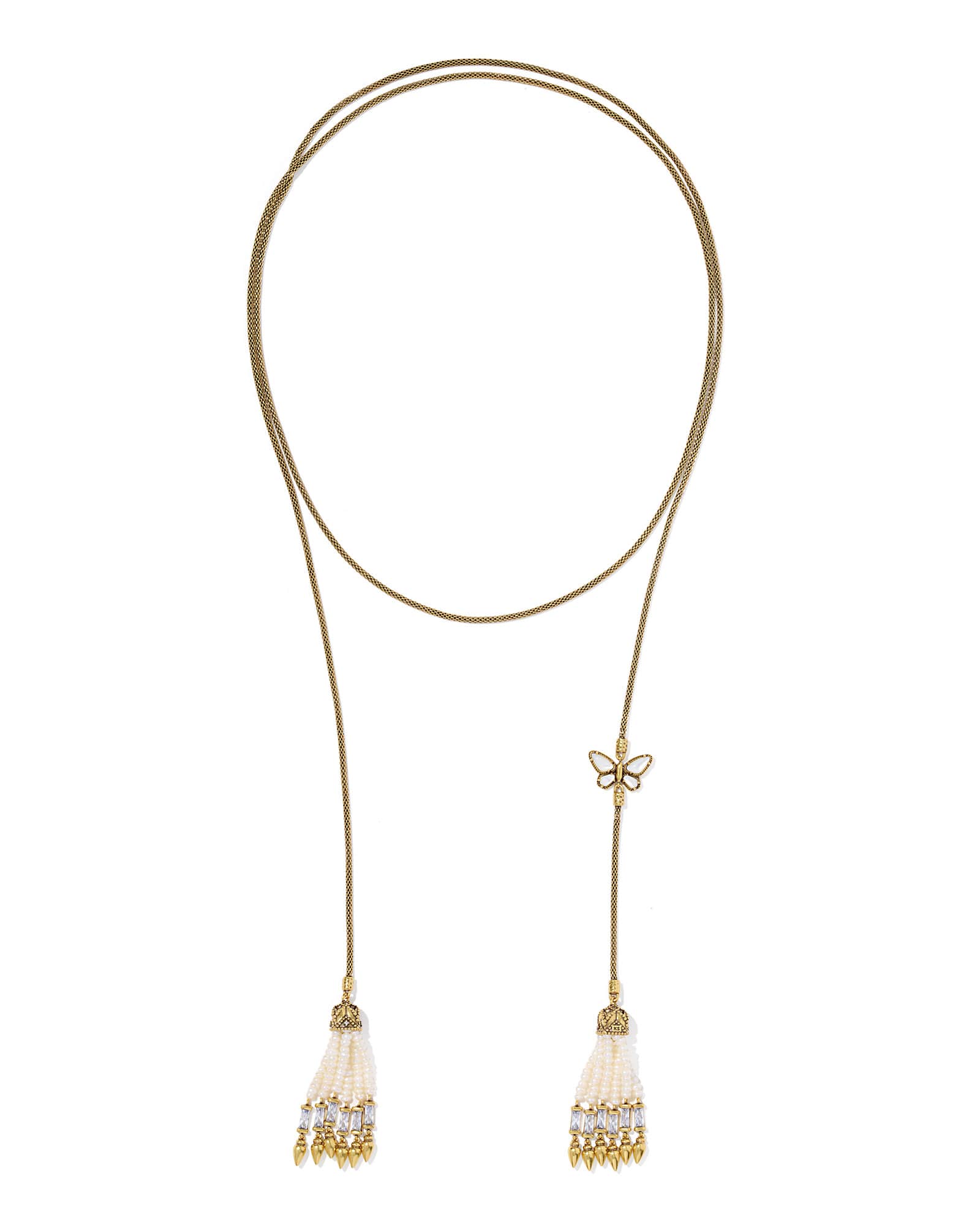 Dolly Parton x Kendra Scott Butterfly Vintage Gold Wrap Necklace