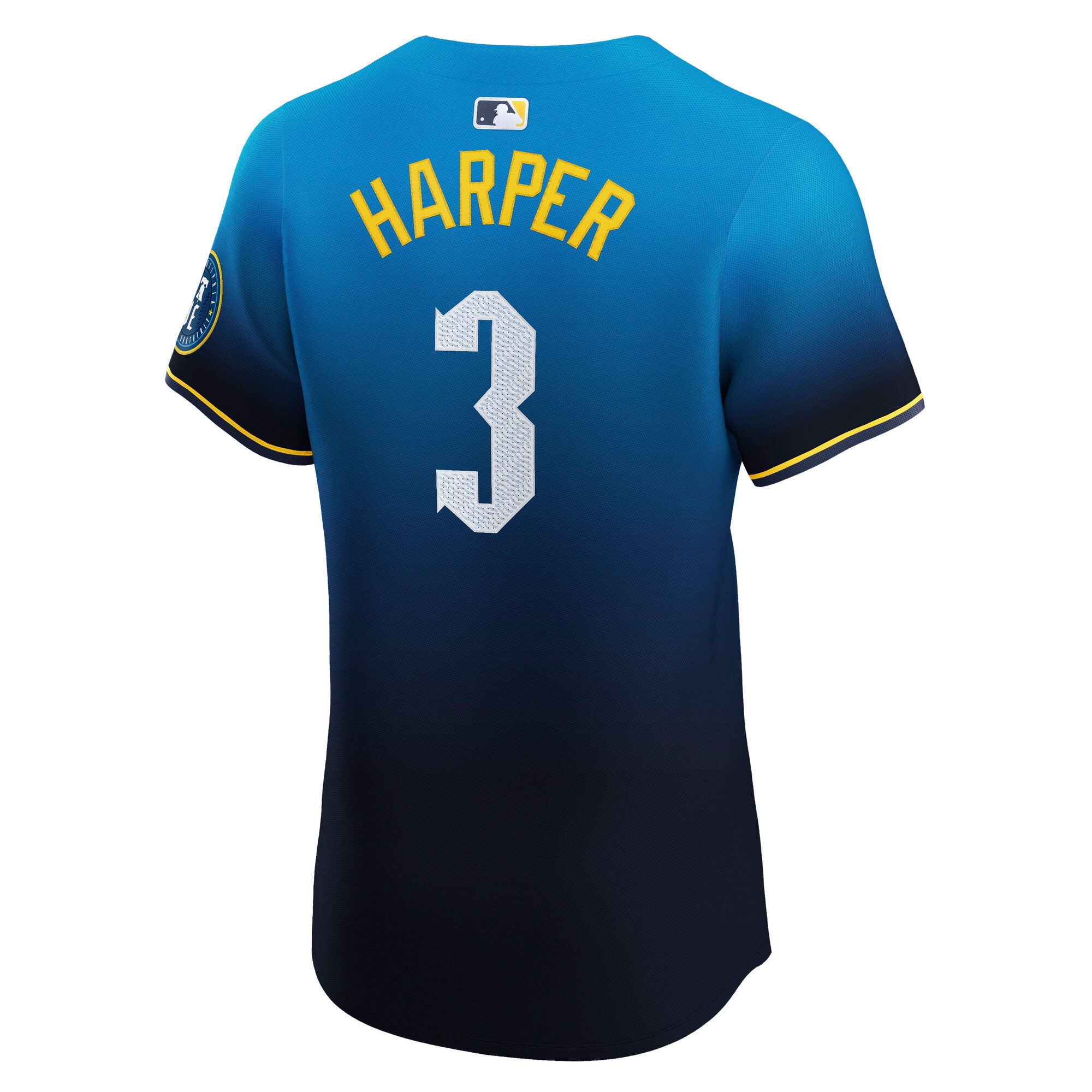 Men's Philadelphia Phillies Bryce Harper Nike Navy City Connect Elite Jersey