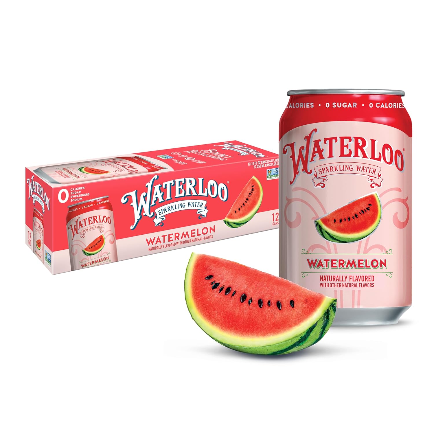 Waterloo Sparkling Water, Blackberry Lemonade Naturally Flavored, 12 Fl Oz Cans (Pack of 12) – Zero Calories and Zero Sugar or Sweeteners