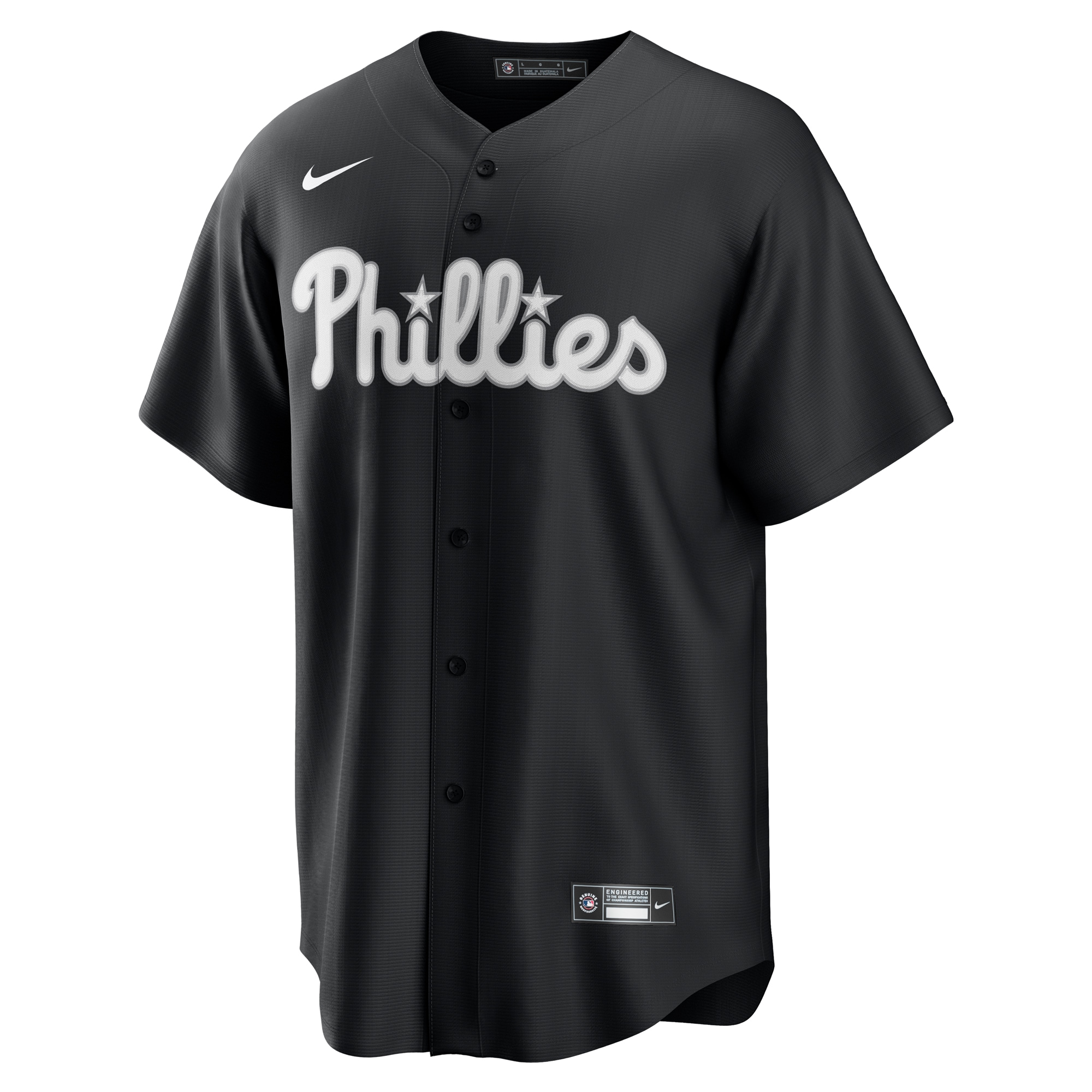 Men's Philadelphia Phillies Bryce Harper Nike Black  Replica Player Jersey