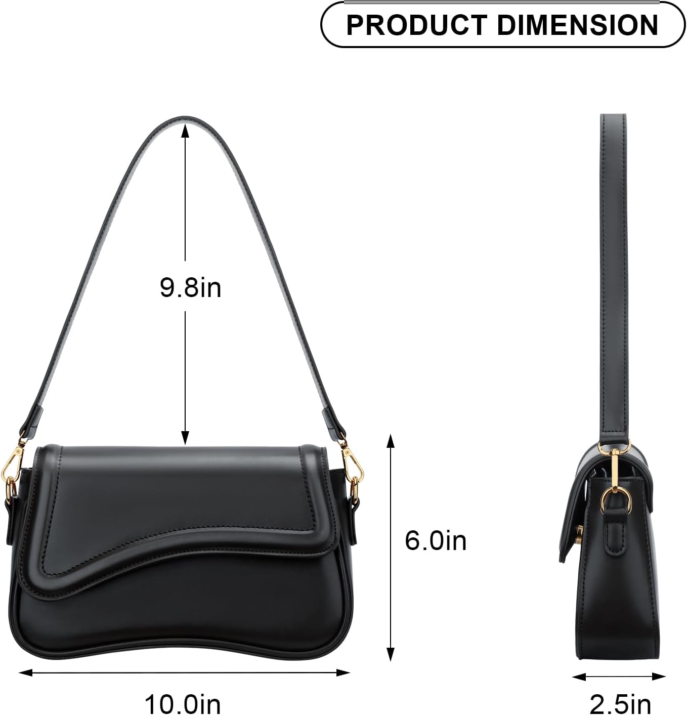 KKXIU Shoulder Bag for Women Small Clutch Purses Cute Hobo Handbag Trendy Underarm Bag
