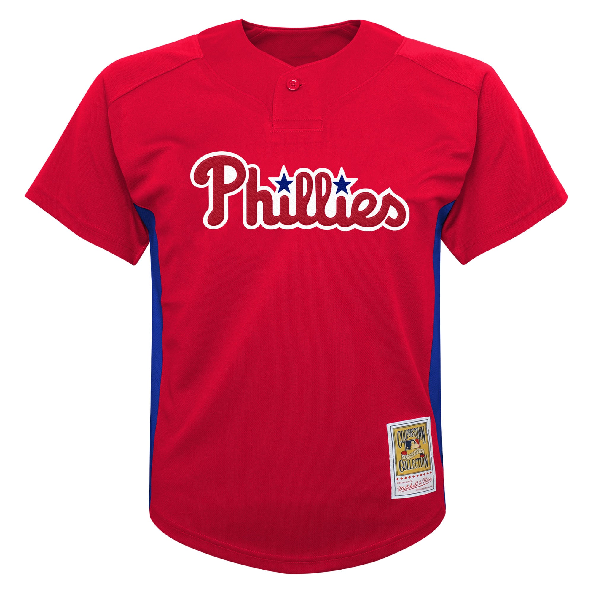 Preschool Philadelphia Phillies Roy Halladay Mitchell & Ness Red Cooperstown Collection Mesh Batting Practice Jersey