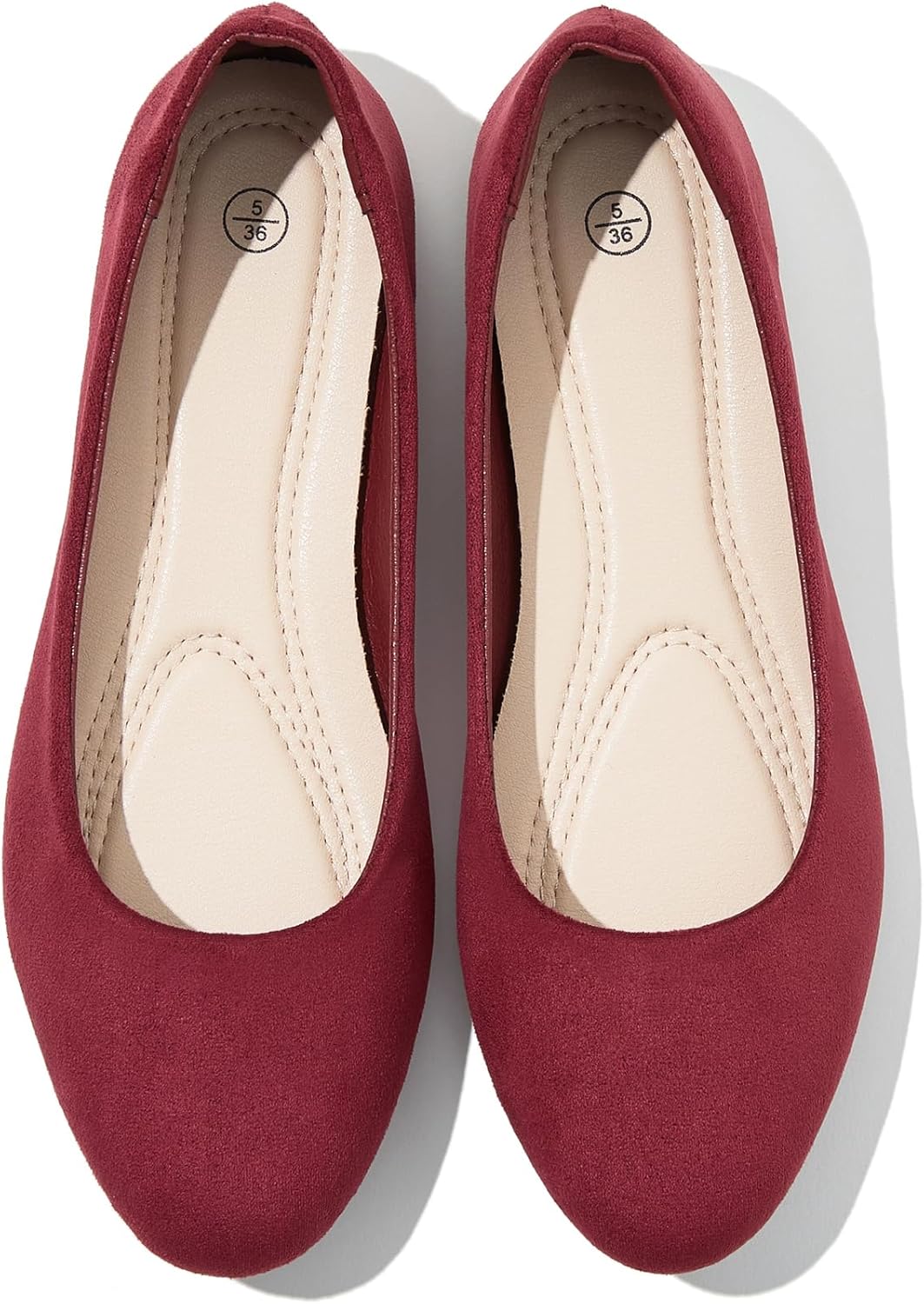 Shupua Flats for Women Round Toe Flat Shoes Dressy Black Ballet Flats Comfortable Womens Dress Shoes Ballerina Flats for Work