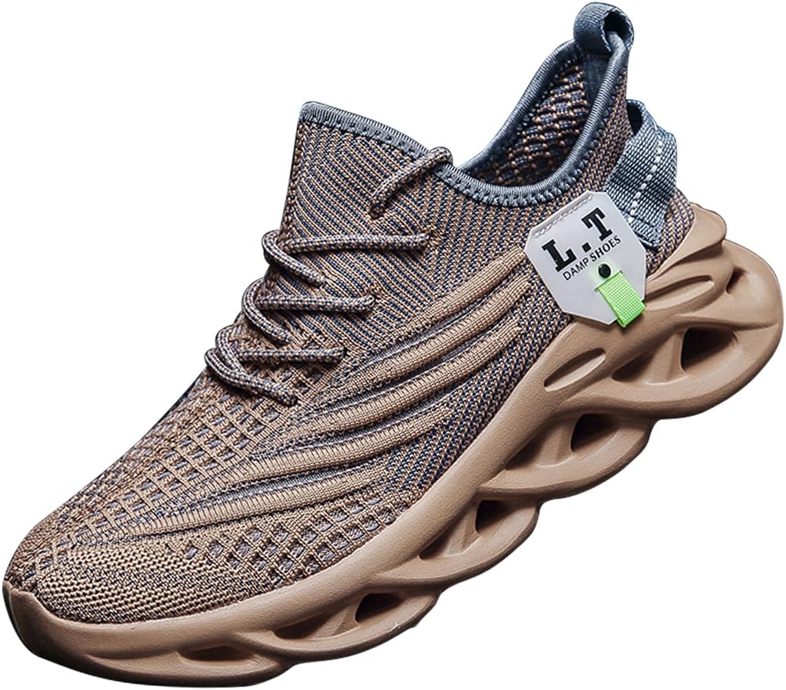 Women Running Shoes Tennis Walking Slip On Sneakers Workout Gym Athletic Jogging Lightweight Breathable Mesh Non-Slip Comfort Sole Cushioned Sports