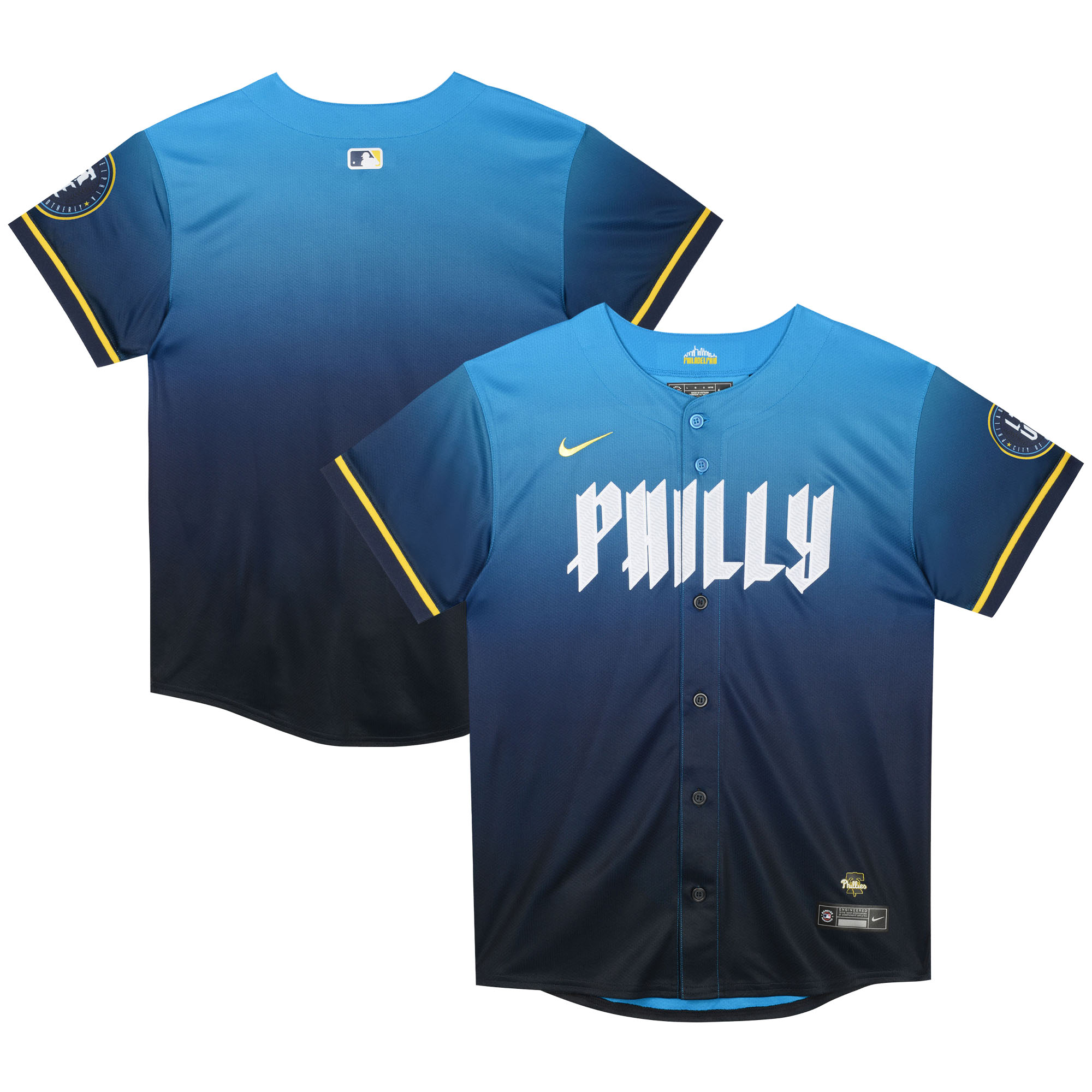 Preschool Philadelphia Phillies Nike Blue City Connect Jersey