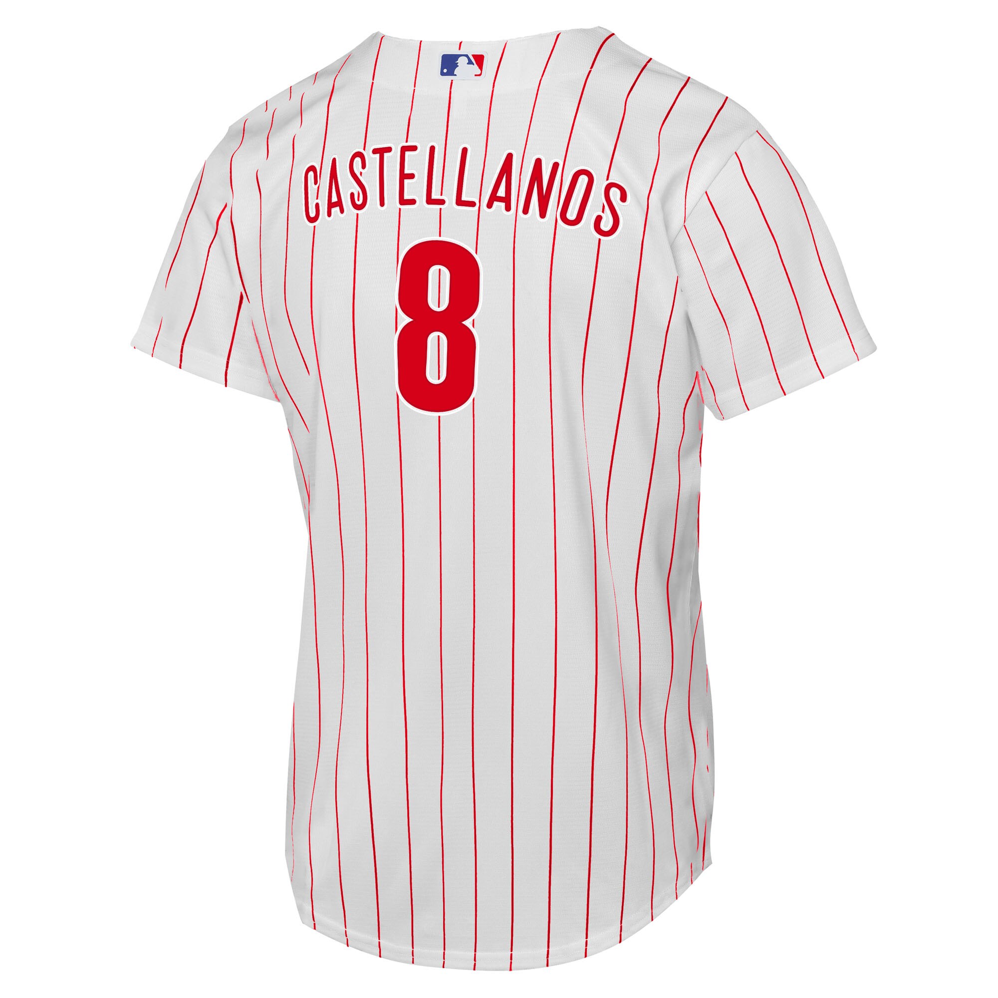Youth Philadelphia Phillies Nick Castellanos Nike White Home Replica Player Jersey