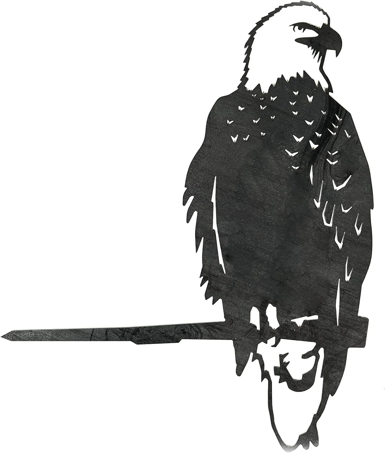 METALBIRD - Bald Eagle - Outdoor Tree Ornaments in Corten Steel - Metal Art Proudly Made in The USA