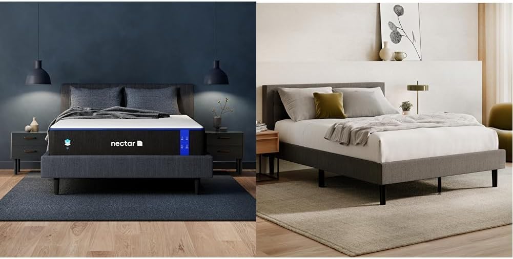 Nectar Classic 12” King Mattress - Medium Firm - Contouring Memory Foam - Cooling Top Layer - Back Pain Relief - Mattress in a Box - 365-Night Trial & Forever Warranty