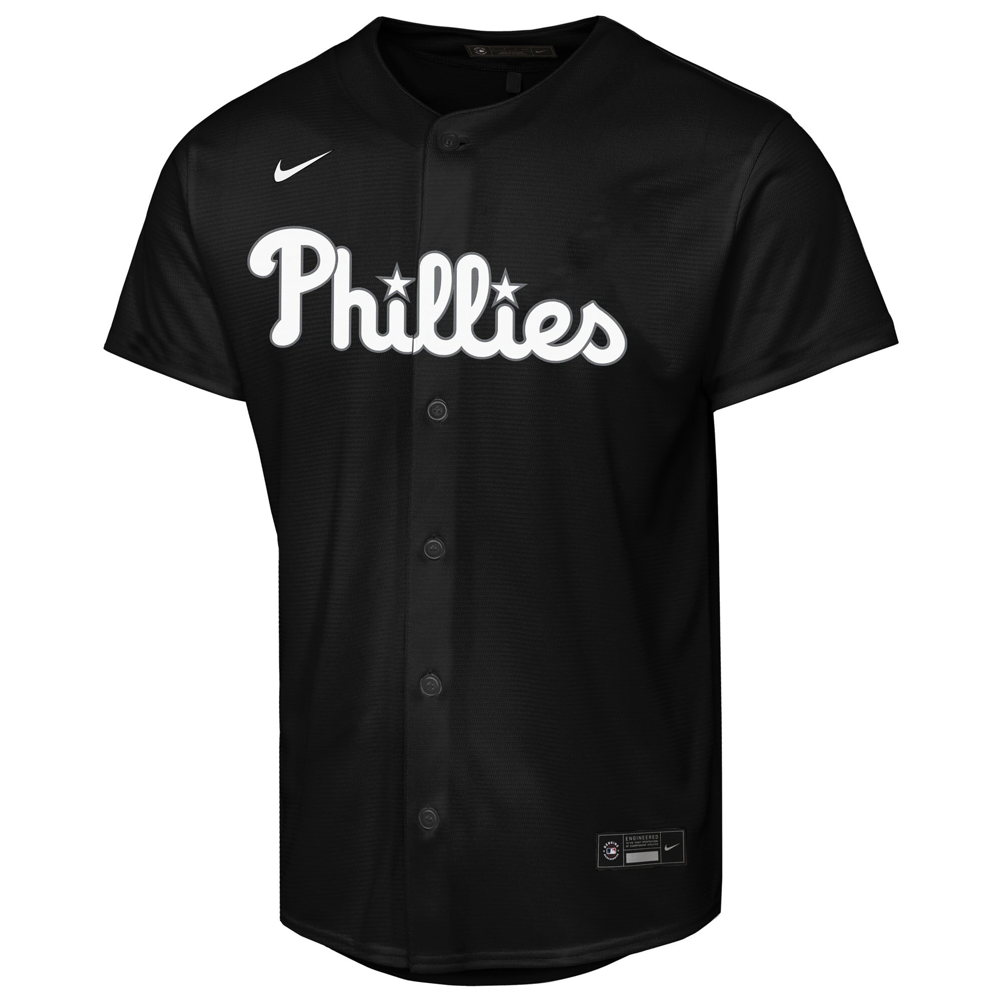 Youth Philadelphia Phillies Bryce Harper Nike Black Replica Fashion Jersey