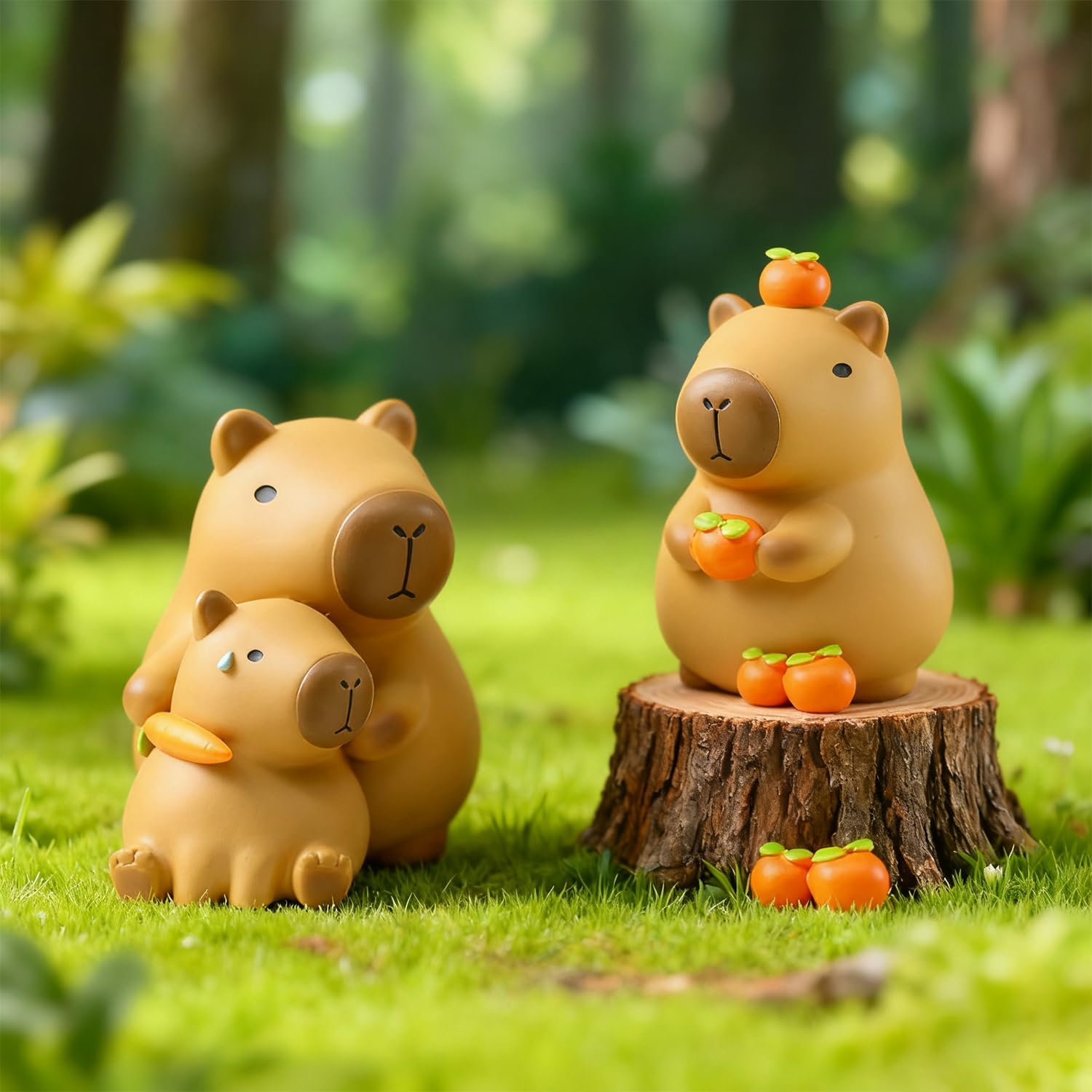 Capybara Blind Box Figures, Random Design Action Figures Collectible Toys for Birthday Gift, Home Decorations, Single Box