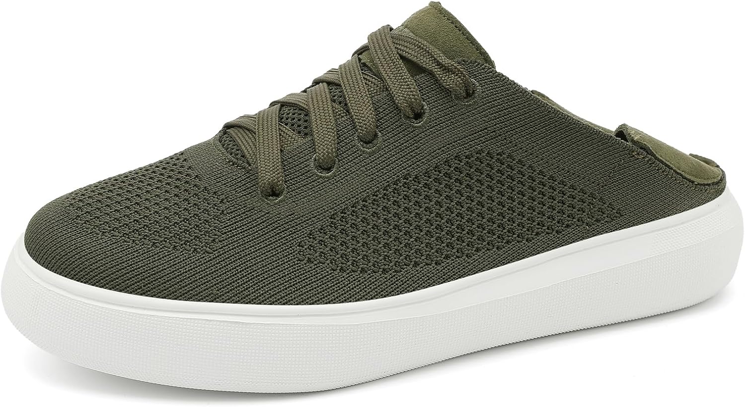 UBFEN Womens Fashion Sneakers Comfortable Slip On Shoes with Breathable Upper Lace-up Cozy Slipper for Work, Travel, Casual Outings